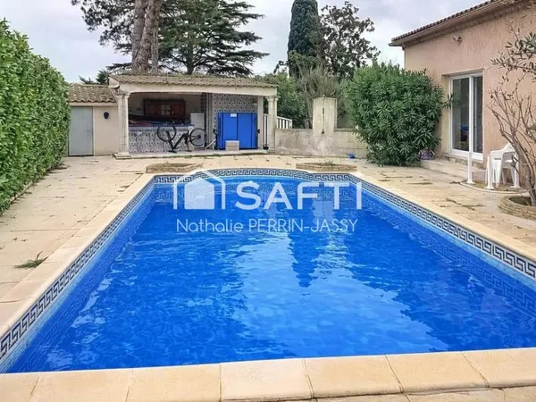 MARAUSSAN Maison 140m², 3 chambres, piscine, garage