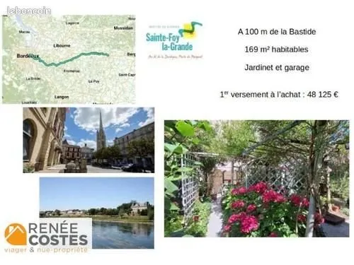 Maison de ville en Viager 6 pièces 100 m²