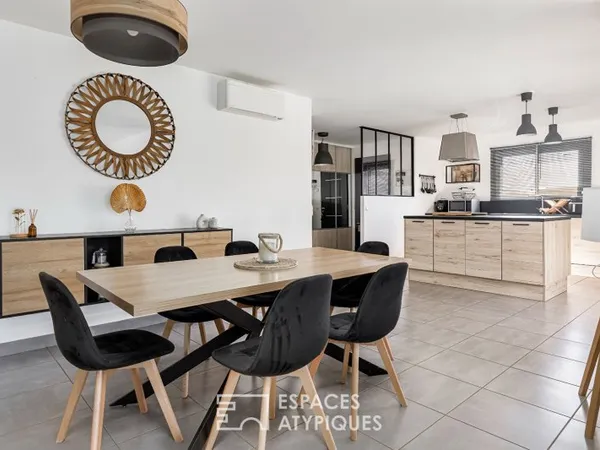 Maison contemporaine à Lavernose-Lacasse