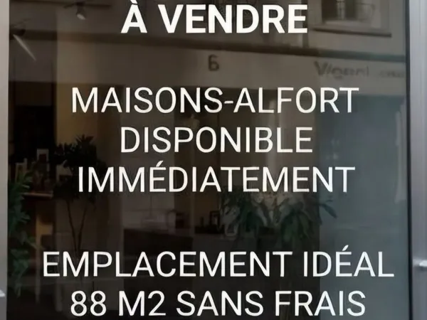 BOUTIQUE, MAGASIN, BUREAU, SHOW-ROOM - 88 m² - 8 M VITRINE - RER À 3 MIN