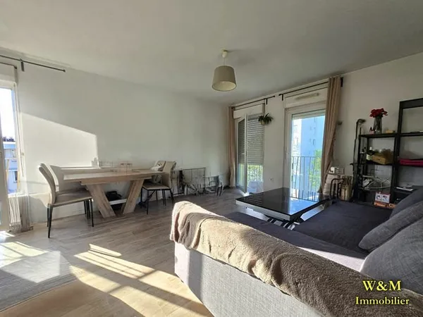 Appartement 2 pièces de 45 m² habitables