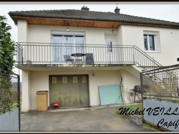 Maison à vendre 4 pièces LUSIGNY (03), 3 chambres, garage, terrain 600 m²