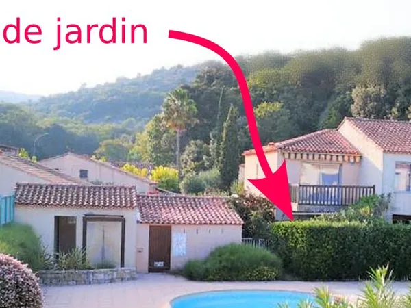 Appartement 30m² non-meublé avec terrasse, jardin, parking, piscine - 650/mois - Villeneuve-Loubet