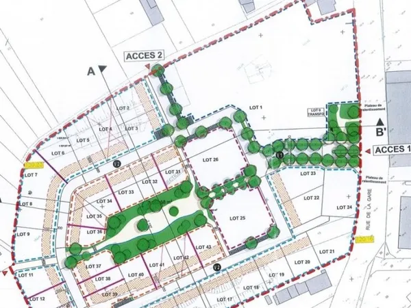 Terrain 369 m²