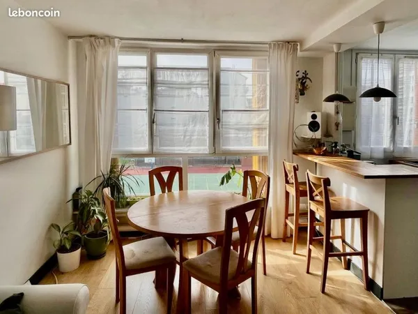 4P Traversant Lumineux - Sans vis à vis - 3 Chambres - Proche Métro 1