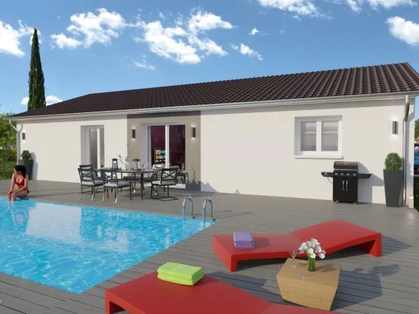 Terrain + maison 93 m²