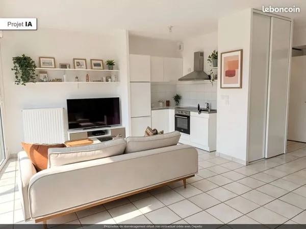 Appartement 2 pièces 36 m²