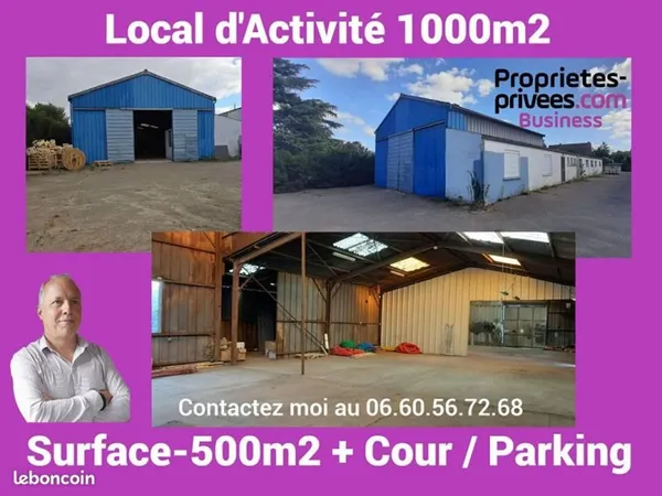 Local d'activité 1 000 m²
