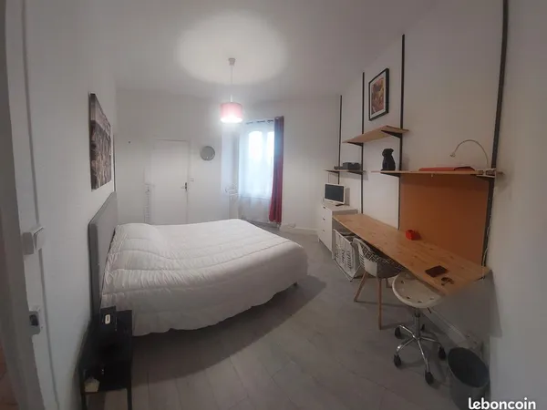 Loue T1 meublé, 28 m2, secteur Grange-Blanche