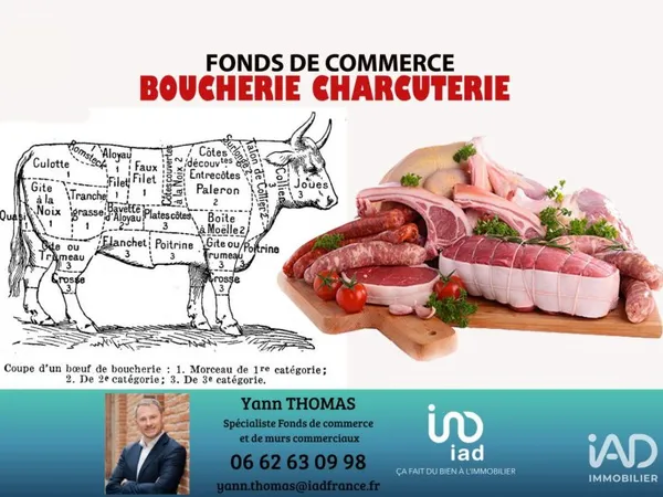 Fonds de commerce 70 m²