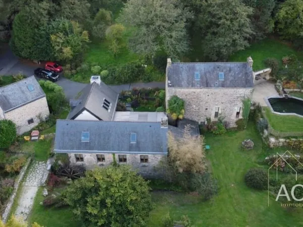 Domaine d'exception avec moulin à eau, gîte et restaurant