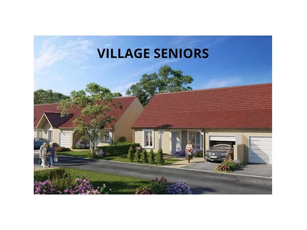 Maison de plain-pied pour seniors -Village résidentiel sécurisé en Sologne