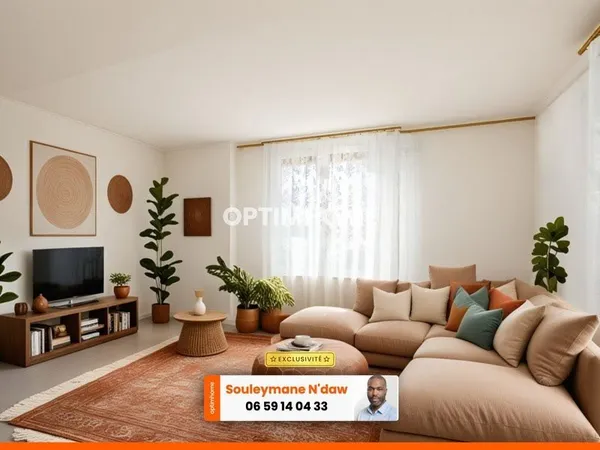 Appartement 3 pièces 53 m²