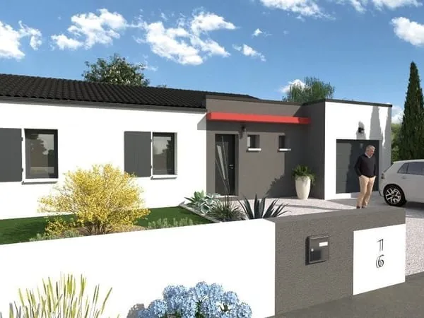 Projet de construction d'une maison 95 m² avec terrain à LA CRECHE (79)