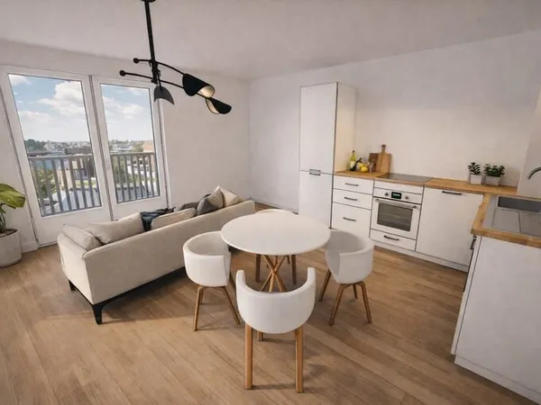 A VENDRE NANTES Hauts-Pavés T3 à rénover - dernier étage - ascenseur - balcon