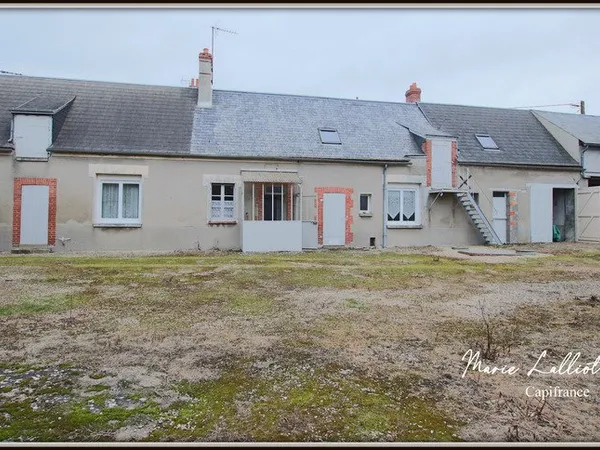 Maison à vendre GRENEVILLE EN BEAUCE (45), corps de ferme, 2 chambres, grange