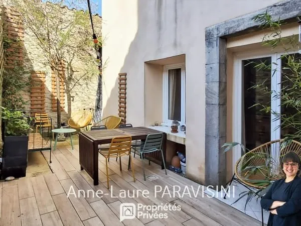 Pennautier - Charme de l'ancien et confort contemporain pour cette maison de village rénovée avec co