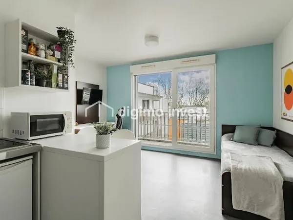 Studio 1 pièce 22 m²