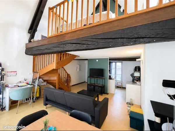 Appartement T2 Duplex en résidence privée - Laon ville haute