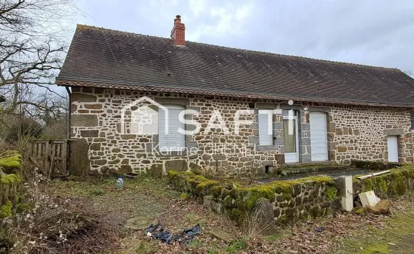 Propriété de 2 longères en pierres 5000m² terrain