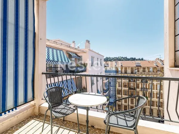 Appartement 3 pièces à vendre à Nice - Secteur Riquier, 6ème étage avec terrasse coup de coeur adssu