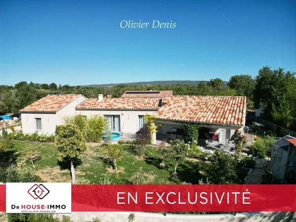 Maison individuelle de plain-pied 112 m² Terrain 1 000 m² Saint-Saturnin-lès-Apt (84490)