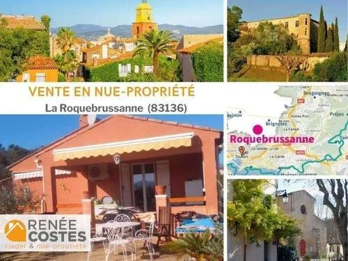 Vente en nue propriété - F73-H72 ans - LA ROQUEBRUSSANNE (83136)
