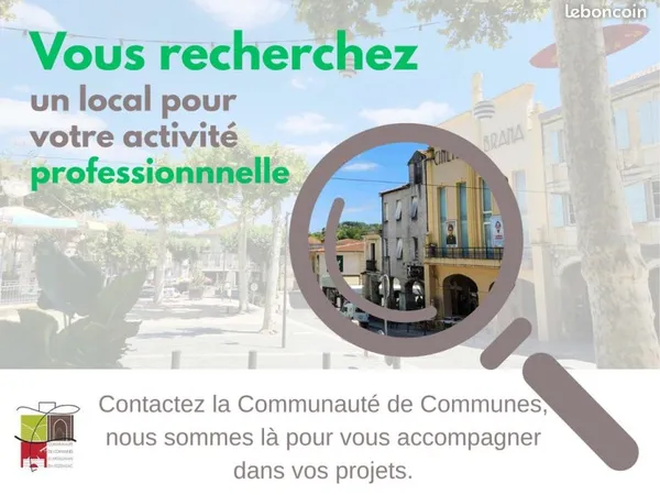 Vous recherchez un local pour votre activité pro