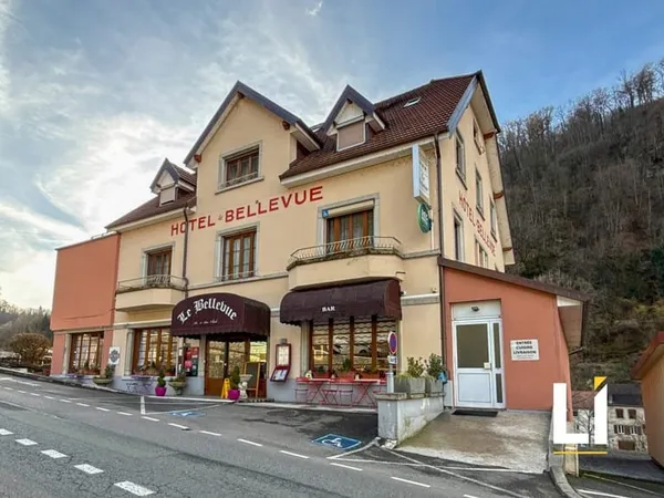 Hôtel-restaurant murs et fond