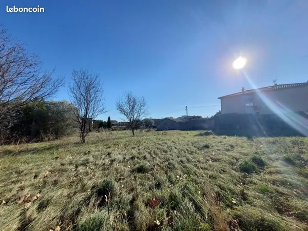 Terrain 405 m² Alignan Du Vent