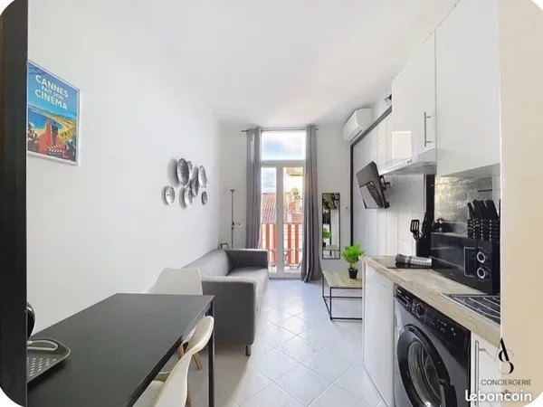 Magnifique T2 meublé 31m2 Cannes Centre Ville