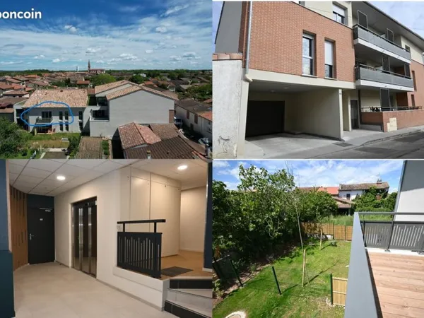 Appartement T3 meublé - 60 m² - Centre-ville de Saint-Lys - Dernier étage - Accès PMR