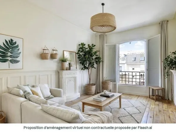 Appartement 2 pièces 39 m²