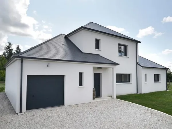 Charmante maison à étage (R+1) avec 3 chambres, bureau et garage - Ardouval