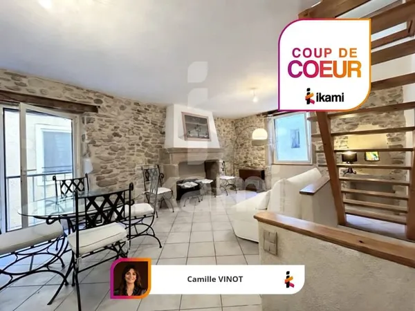 Maison de village entièrement rénovée de 61 m2, 3 pièces et