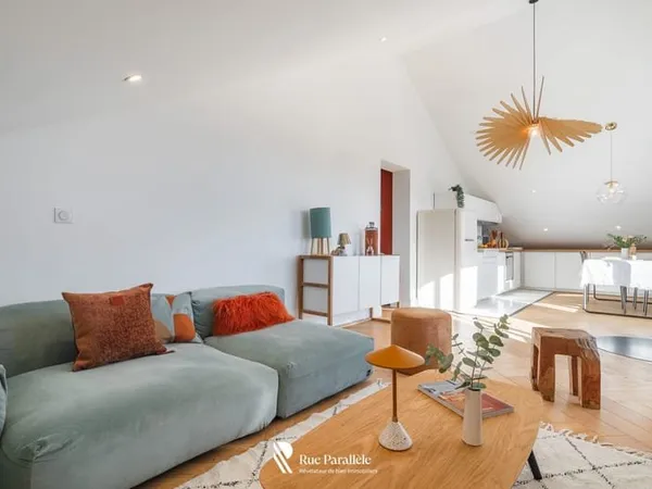 Dernier étage Appartement T3 - Vue sur le lac - Annecy-le-Vieu
