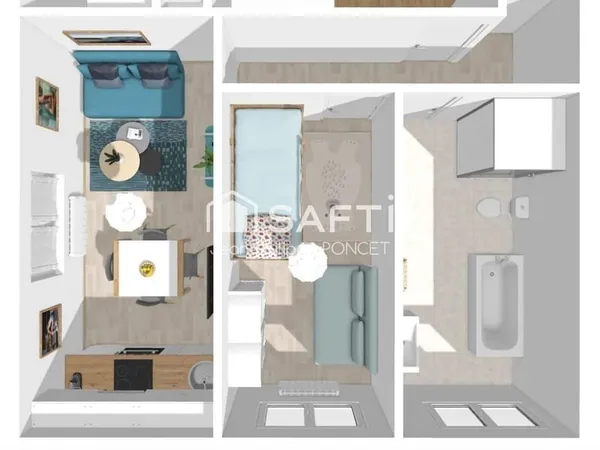 Appartement T2  Idéal investisseur ou résidence secondaire