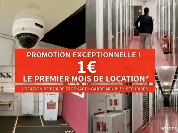 Box à louer - Garde meuble - Roubaix centre à partir de 29 ttc