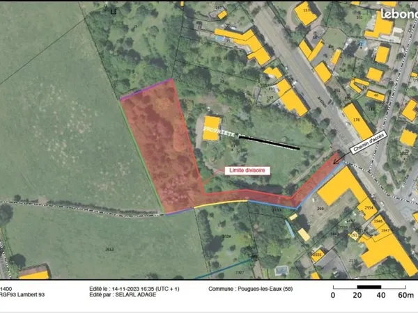 Terrain à vendre entre 4000 m2 et 5000m²
