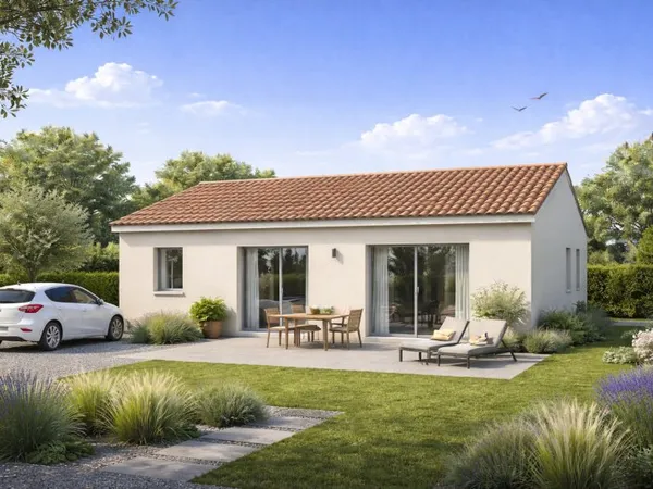 Terrain + maison 80 m²