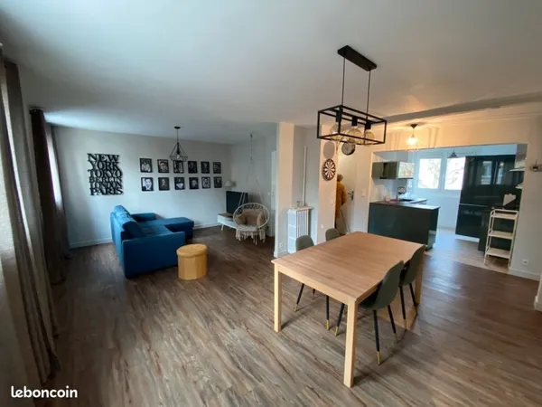 Centre Ville - Appartement 3 pièces meublé - 78m2 - 2 chambres
