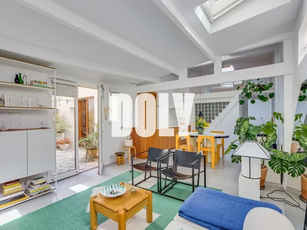 Vends loft - 59.57m² - 2 pièces, 1 chambre - Paris