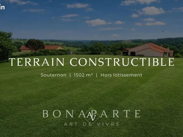 Terrain 1502 m² Souternon
