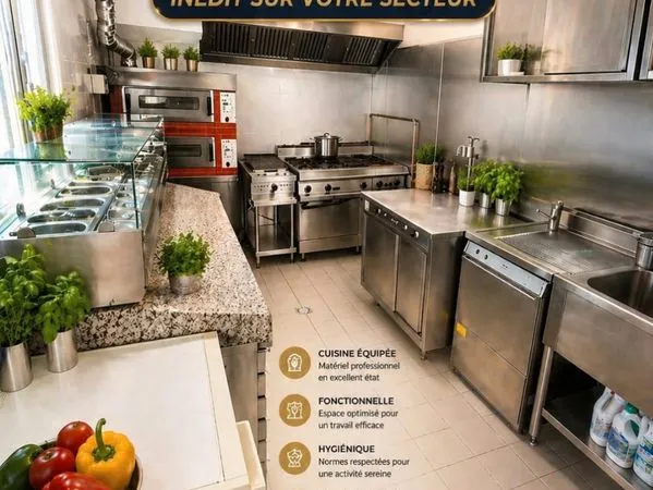 Cuisine équipée et aménagée à louer
