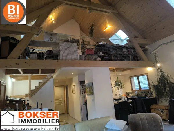 Maison contemporaine 113 m2 avec terrain 1500 m2.