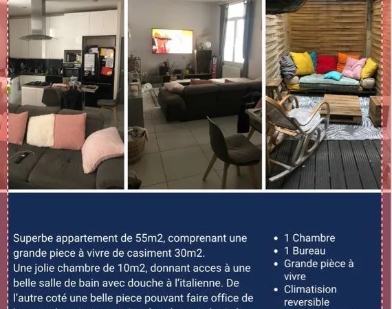 Appartement 55m2