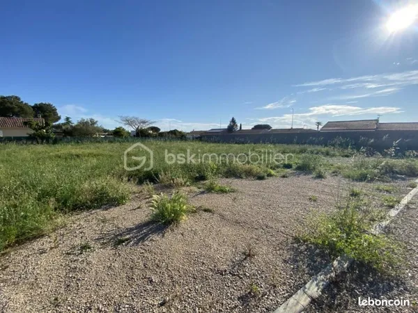 Terrain 618 m² Lignan Sur Orb