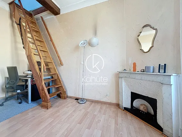 Appartement Lyon 9ème Vaise, 2 pièce(s) 39.17 m2 Carrez (62m² au sol) , 1 chambre, cave et grenier
