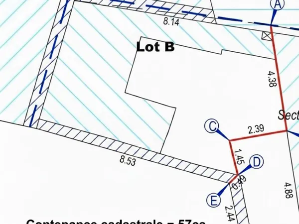 Terrain 57 m² CONCARNEAU