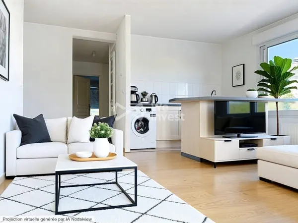 Appartement 3 pièces 59 m²